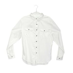 JACHS White Cotton Button-Up Shirt Men’s Size Medium Long Sleeve jachs New NWT